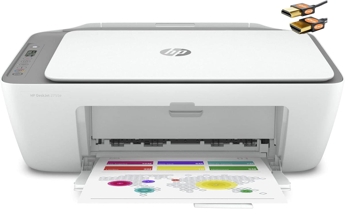 Wireless Inkjet All-in-One Color Printer with HDMI Cable D170233