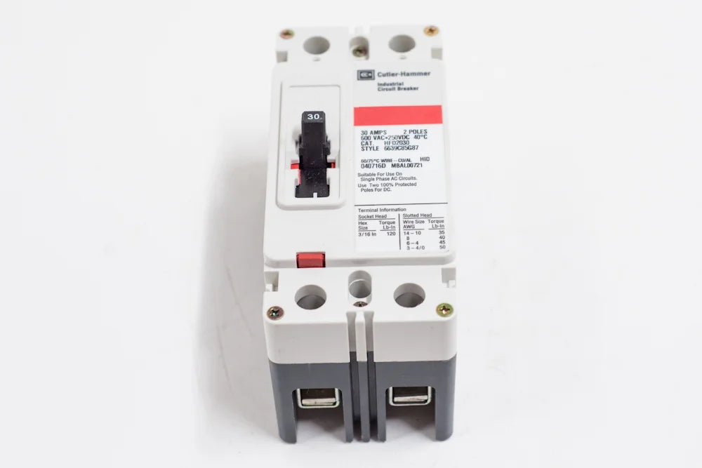 60A 2P Molded Case Circuit Breaker T611996