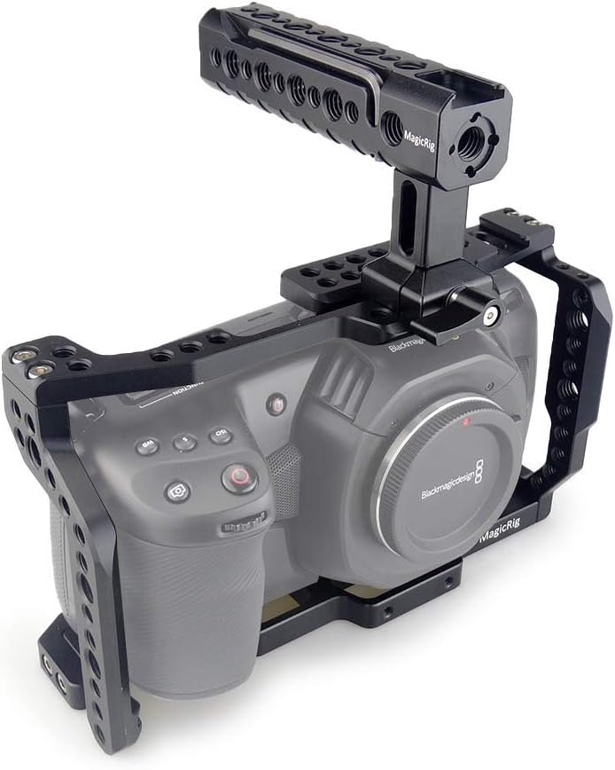 Camera Cage with NATO Handle for Blackmagic Design Pocket Cinema Camera 4K /6K E530799