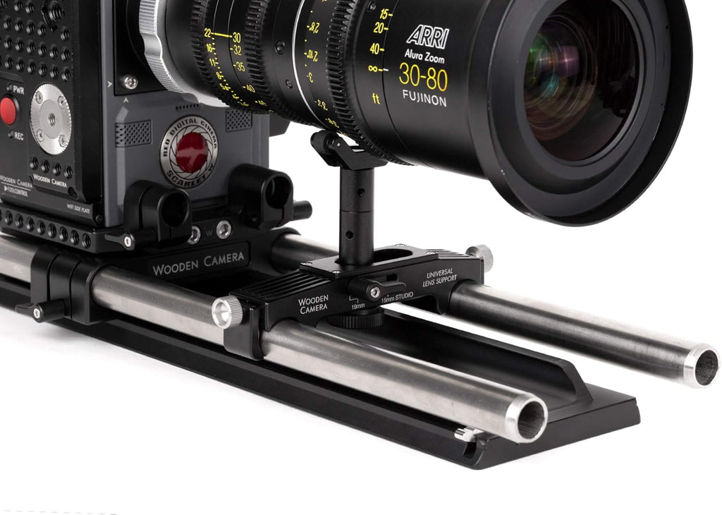 Universal Lens Support with Rolling Y-Bracket and Height Extension Posts C819