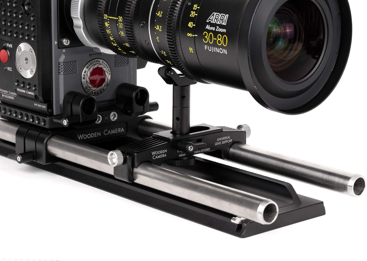 Universal Lens Support with Rolling Y-Bracket and Height Extension Posts C819