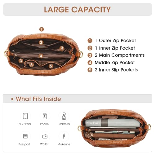 Leather Purses and Handbags Crossbody Bags Shoulder Satchel Bags I821
