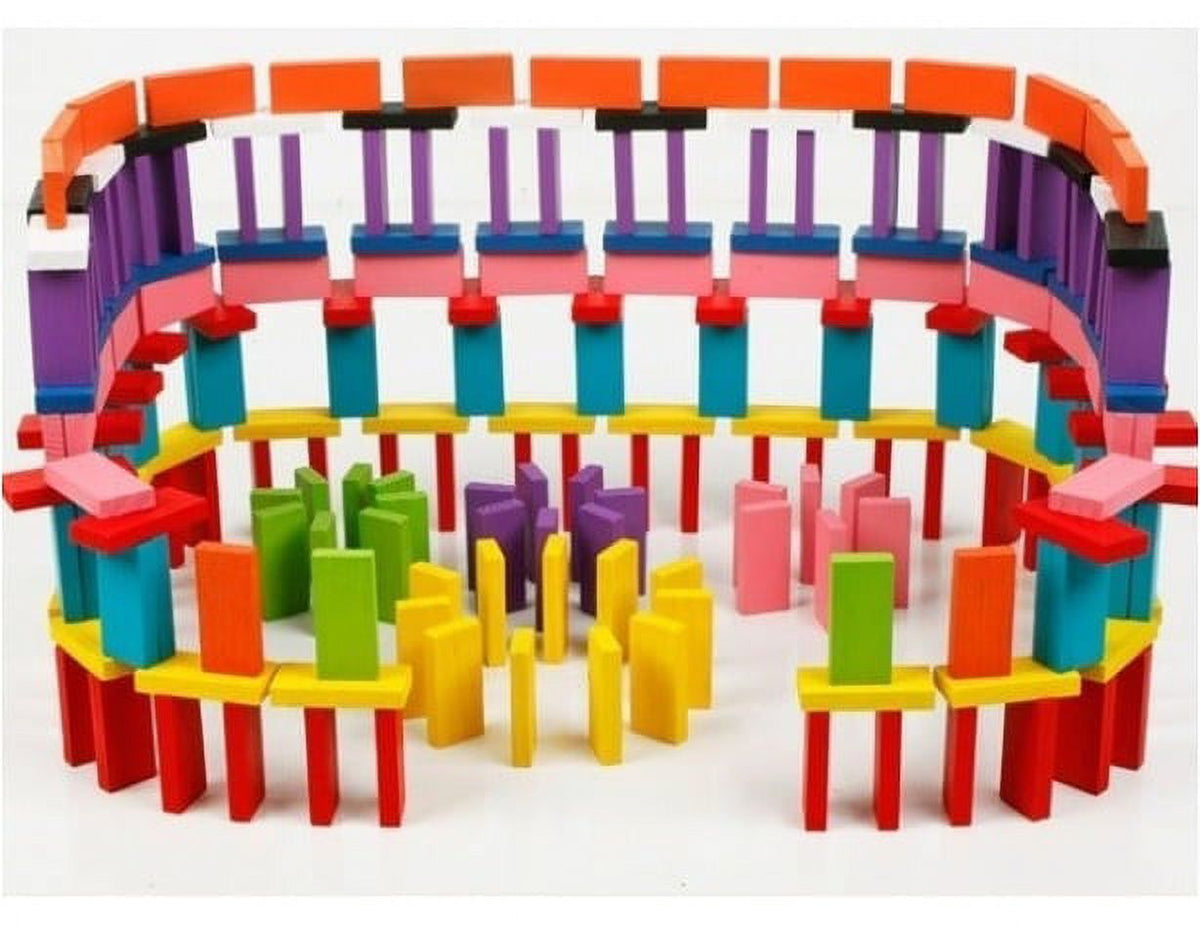 Wood Dominoes Tiles Building Blocks Y523509