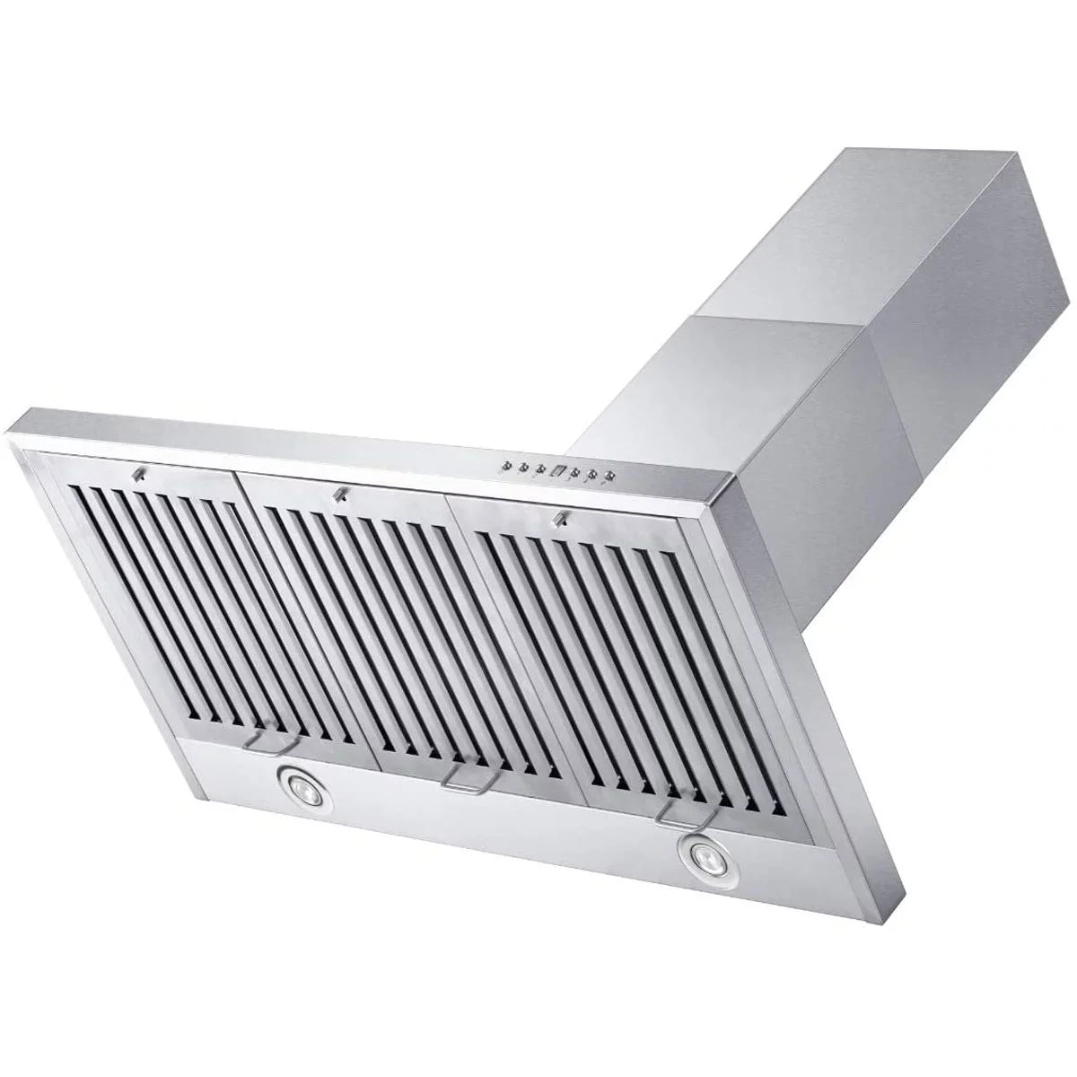 36" Wall Mount Ductless Range Hood with LED Lights Stainless Steel Z605