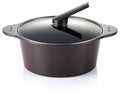 Brown Alumite Ceramic Pot 28cm / 6qt H858
