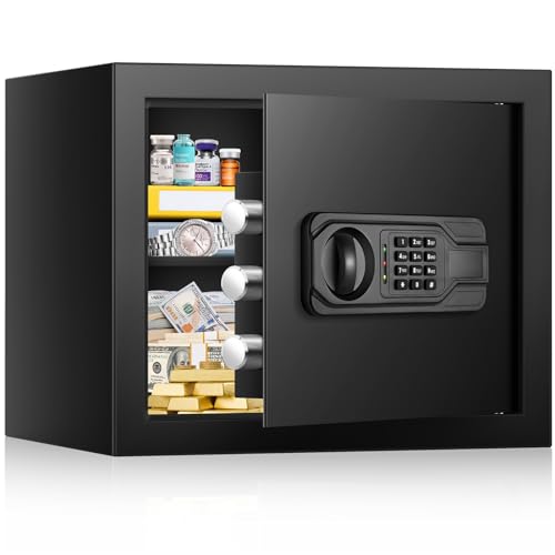2.5 Cu ft Steel Security Safe with Programmable Keypad Lock V7984
