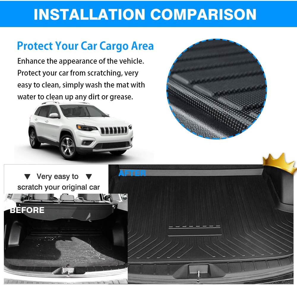 All Weather Waterproof Cargo Liner Trunk Mat O453697