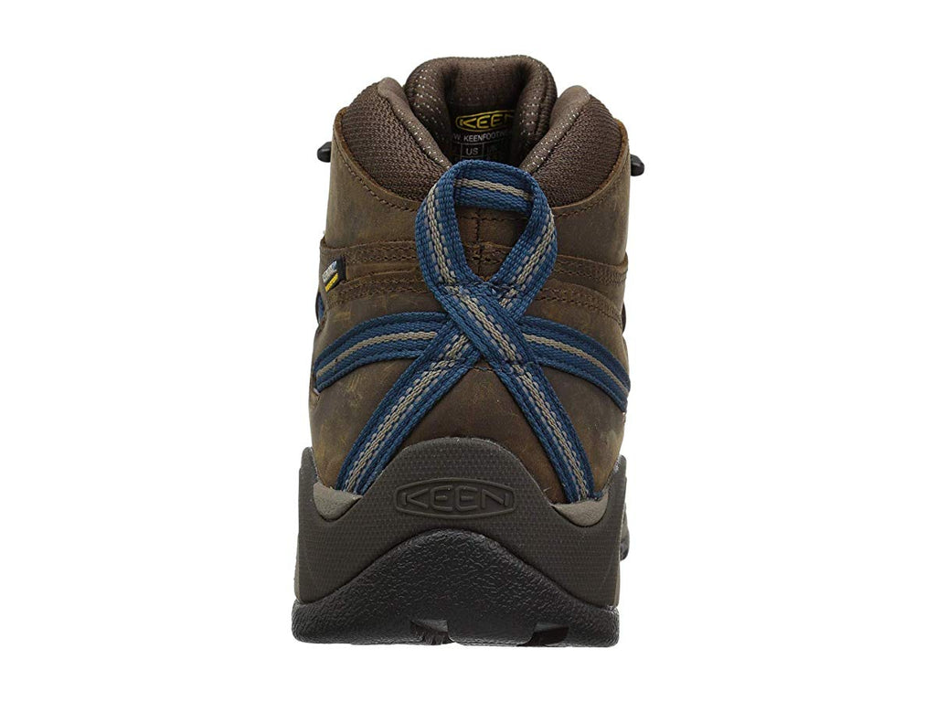Cascade Brown/Orion Blue Steel Toe Waterproof Mid Work Boots Q257