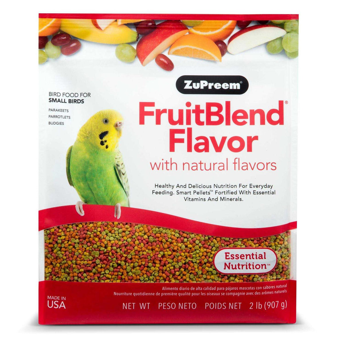 FruitBlend Flavor Bird Food for Small Birds V580