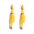 2 Pack Large Rubber Chicken Toy 12 inch R474