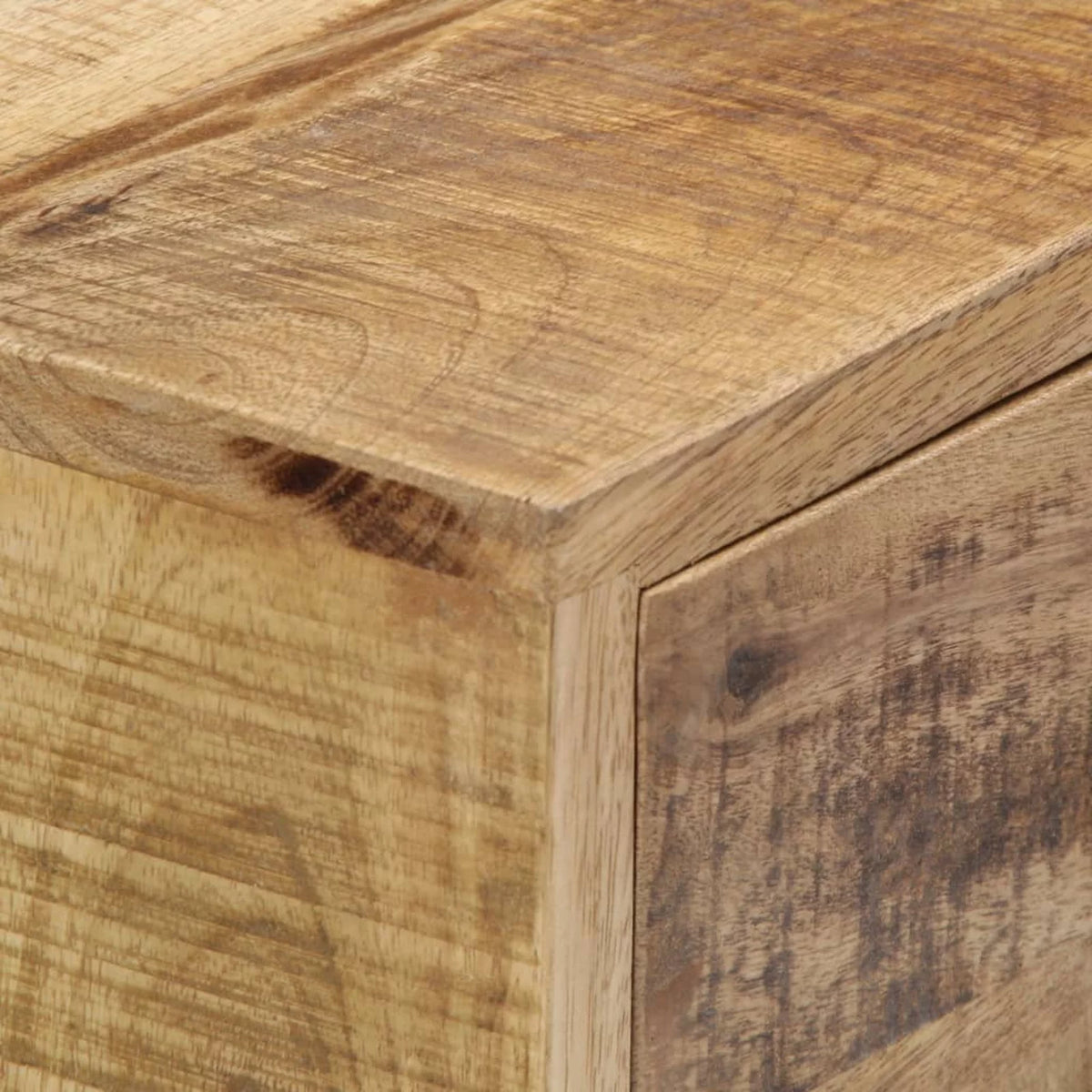 3 Drawer 1 Cabinet Mango Wood Sideboard Y52533