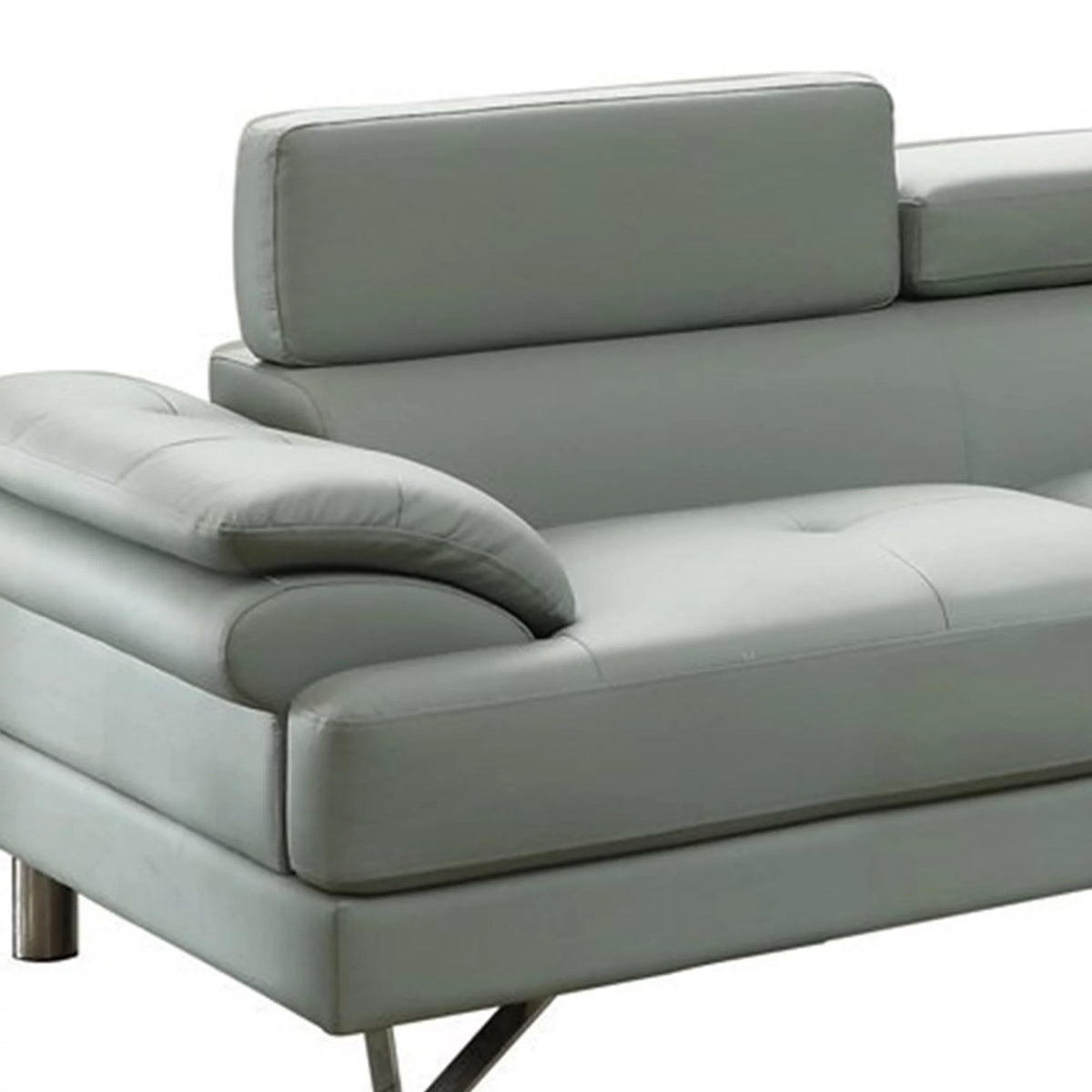 Faux Leather 2 Piece Sectional S678