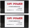 2 Pack Replacement Battery for RC Drones F66162