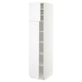 White High Cabinet with Shelves and 2 Doors B8398