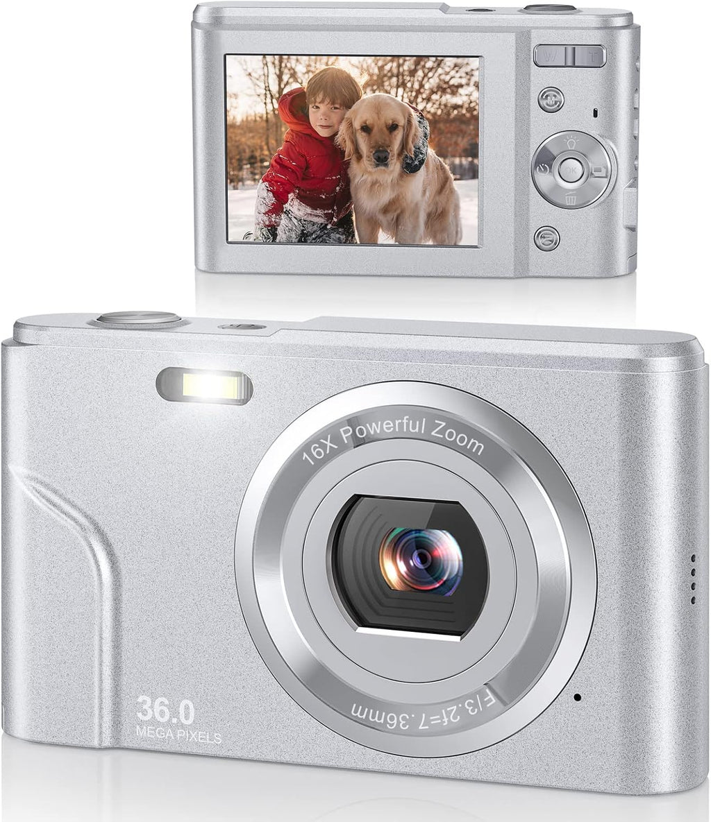 Green FHD 1080P 36.0 Mega Pixels Compact Digital Camera, Pack of 2 E2506