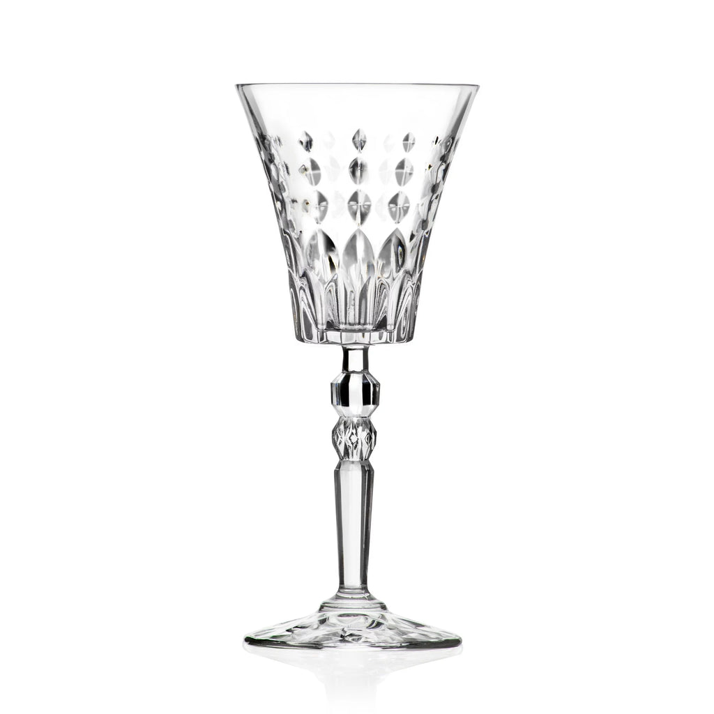 Wine Glass Water Glasses Set of 6 Goblet 10 oz Z20272