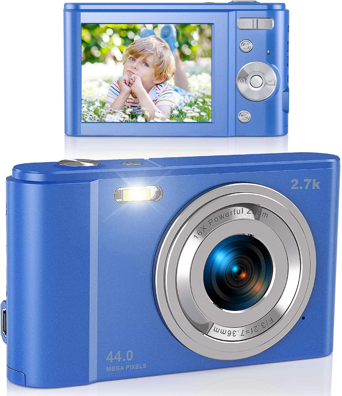 Green FHD 1080P 36.0 Mega Pixels Compact Digital Camera, Pack of 2 E2506