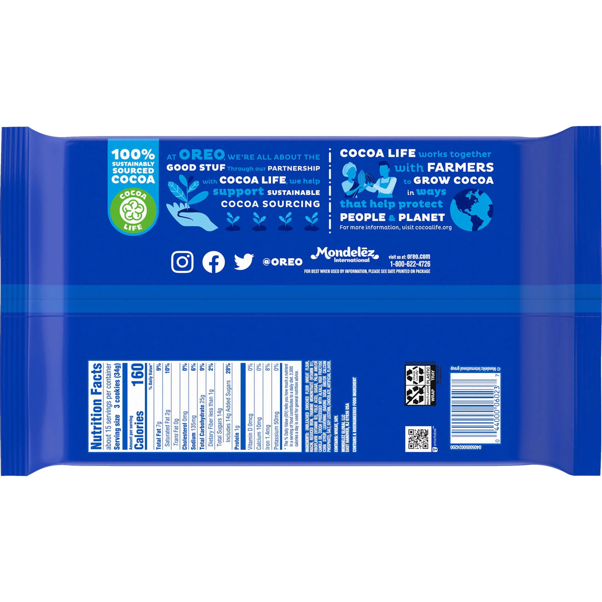 Chocolate Sandwich Cookies Family Size Pack of 16 K22566