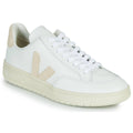 White Sable Leather Sneakers Z16967