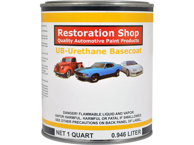 Jet Black 1 Quart Urethane Basecoat Paint T204