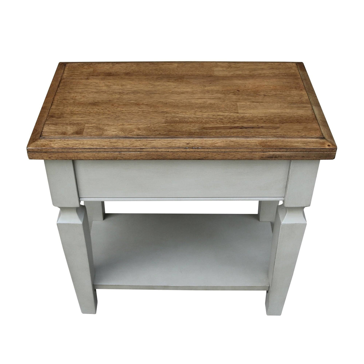 Vista Side Table Hickory Stone Finish U3620