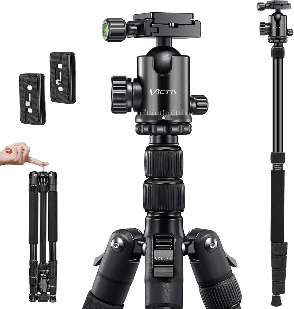 Compact Aluminum Camera Tripod with 360 Degree Ball Head Z5140