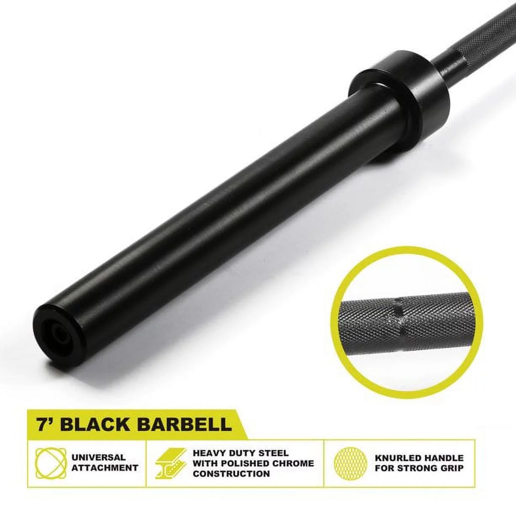 2-Inch Olympic Barbell Weight Bar 7ft 700-Pound Capacity O7432