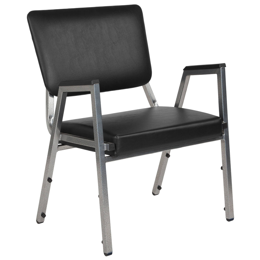 Black Vinyl Bariatric Arm Chair X11582