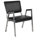 Black Vinyl Bariatric Arm Chair X11582