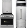 36 Electric Range, Refrigerator, Dishwasher and Microwave J410443