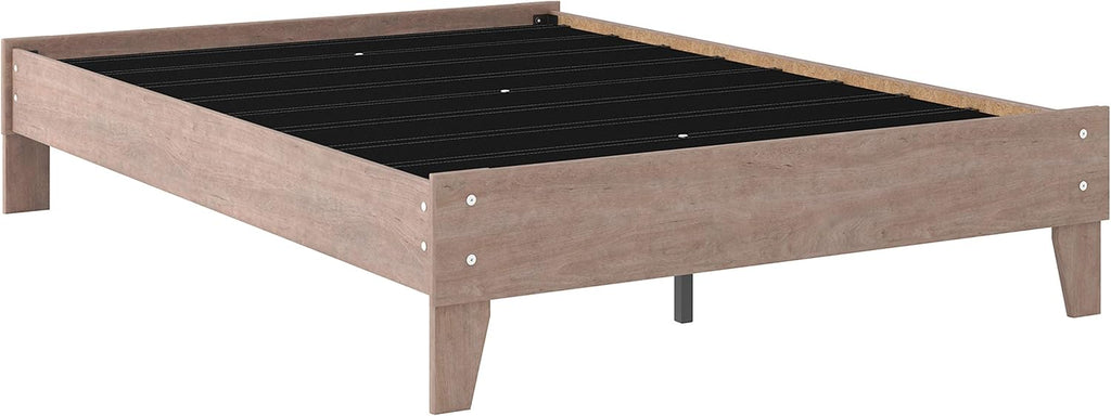 Full Mid-Century Modern Platform Bed A869942