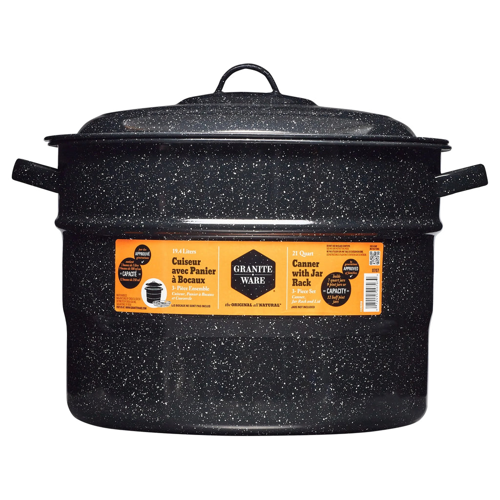 21.5-Quart Water Bath Canner with Jar Rack L136