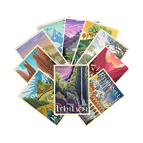 12pcs Landscape Posters Wall Art Collage Kit 11.2x16.5inch L132