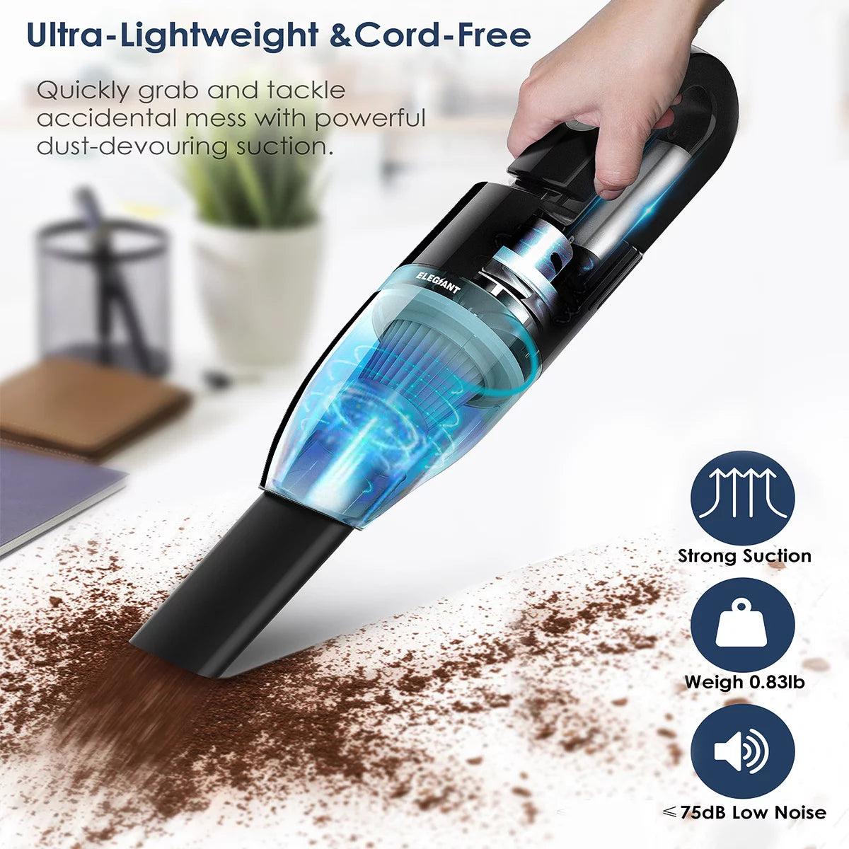 Cordless Handheld Vacuum Cleaner K86177