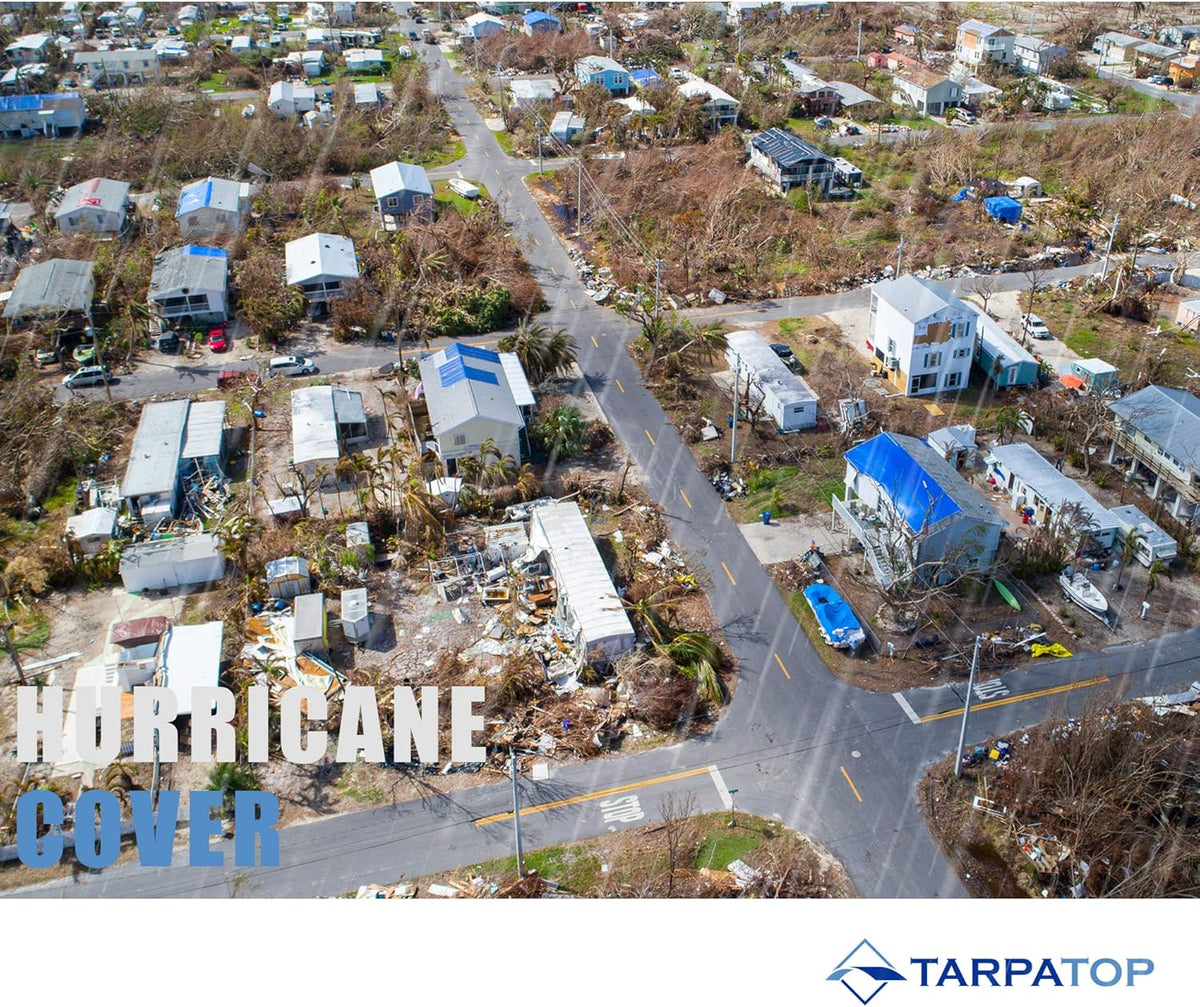 Blue Waterproof Poly Tarp M121372