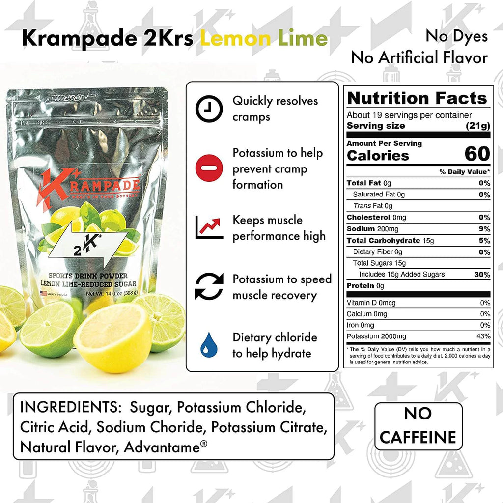 Lemon Lime Electrolyte Drink Powder 20 Packets M694