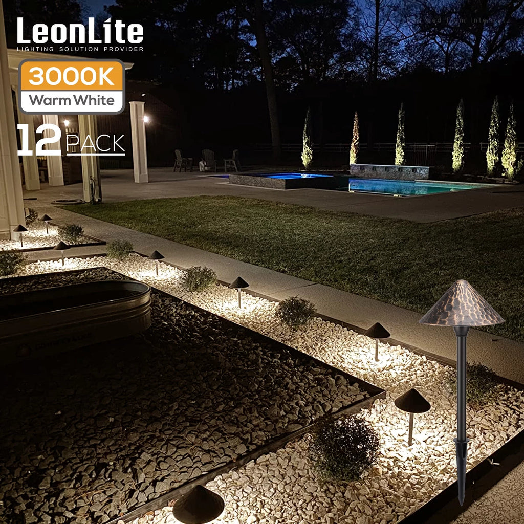12 Pack Low Voltage LED Landscape Lighting Y906