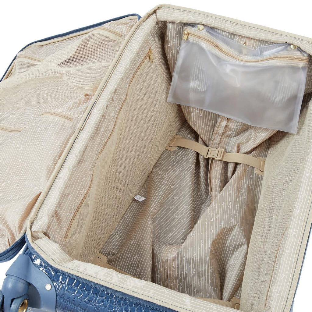 Embossed Croco Wheeled Upright Suitcase X336