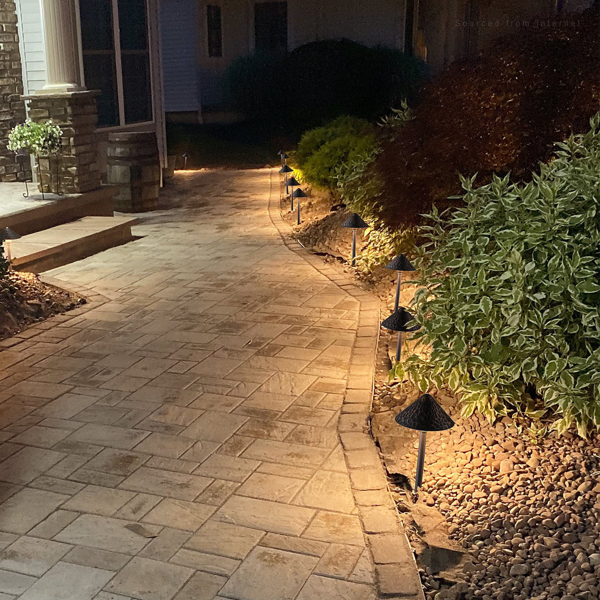 12 Pack Low Voltage LED Landscape Lighting Y906