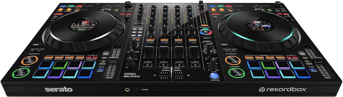 Black 4-deck DJ Controller A301