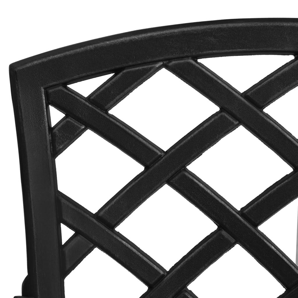 5 Piece Cast Aluminum Black Bistro Set K23473