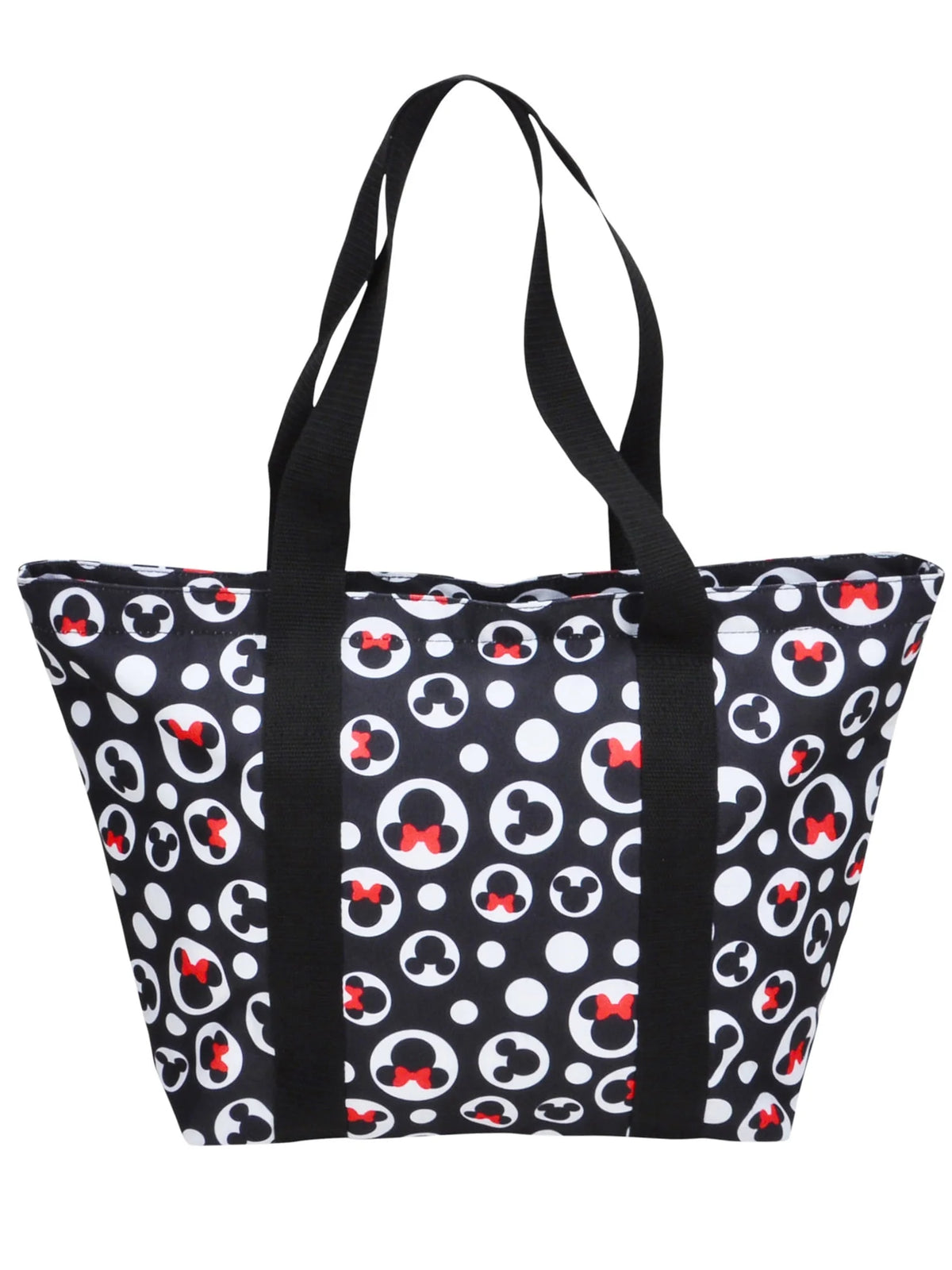 Black Zippered Tote Bag B98642
