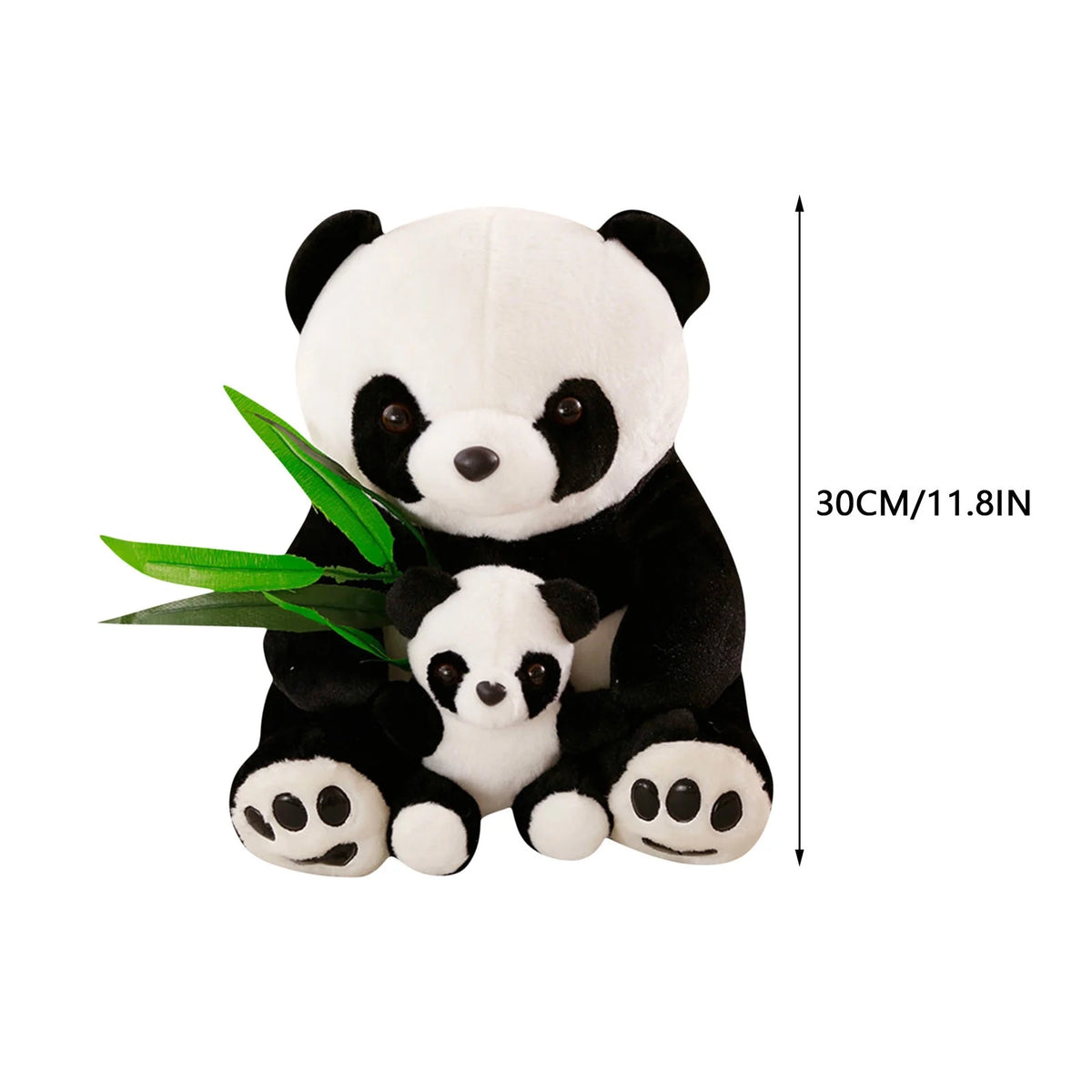 Cute Leaf Mother And Child Doll Plush Toy O348848