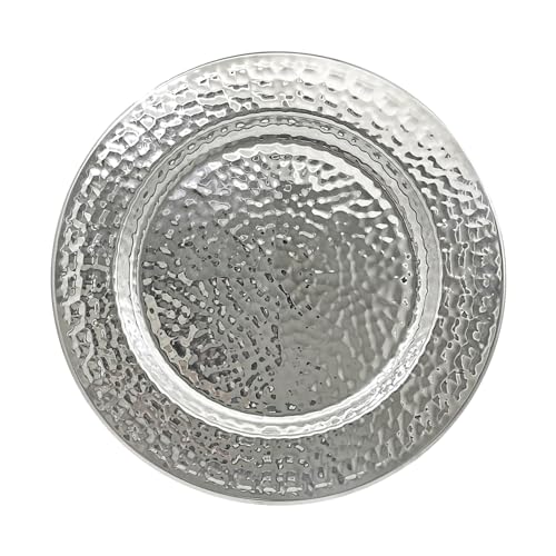 13-Inch Stainless Steel Gold Charger Plates Set of 6 H311965