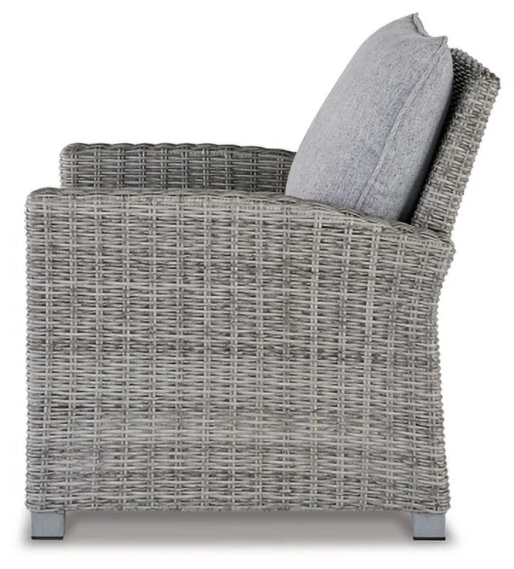 Light Gray Lounge Chair with Cushion L96532