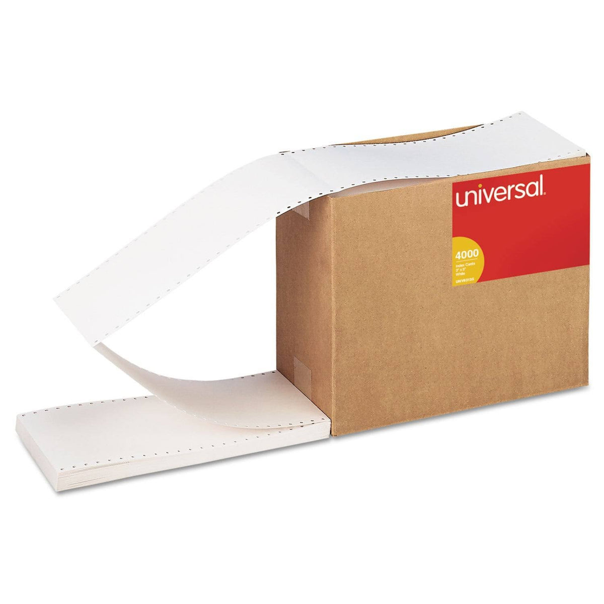 White Unruled Index Cards 3 x 5 Carton D124
