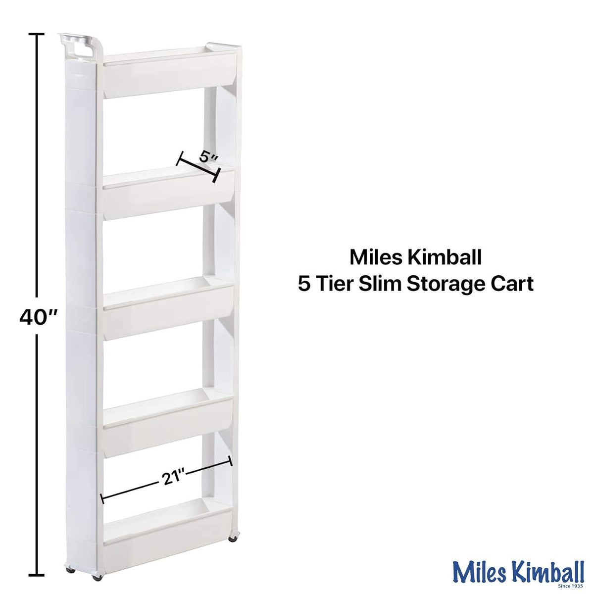 Slim Storage Cart 5 Tier U898907
