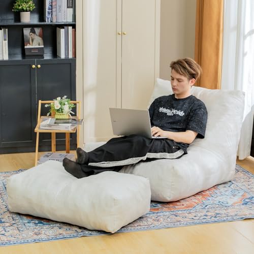 Bean Bag Chair with Ottoman G294