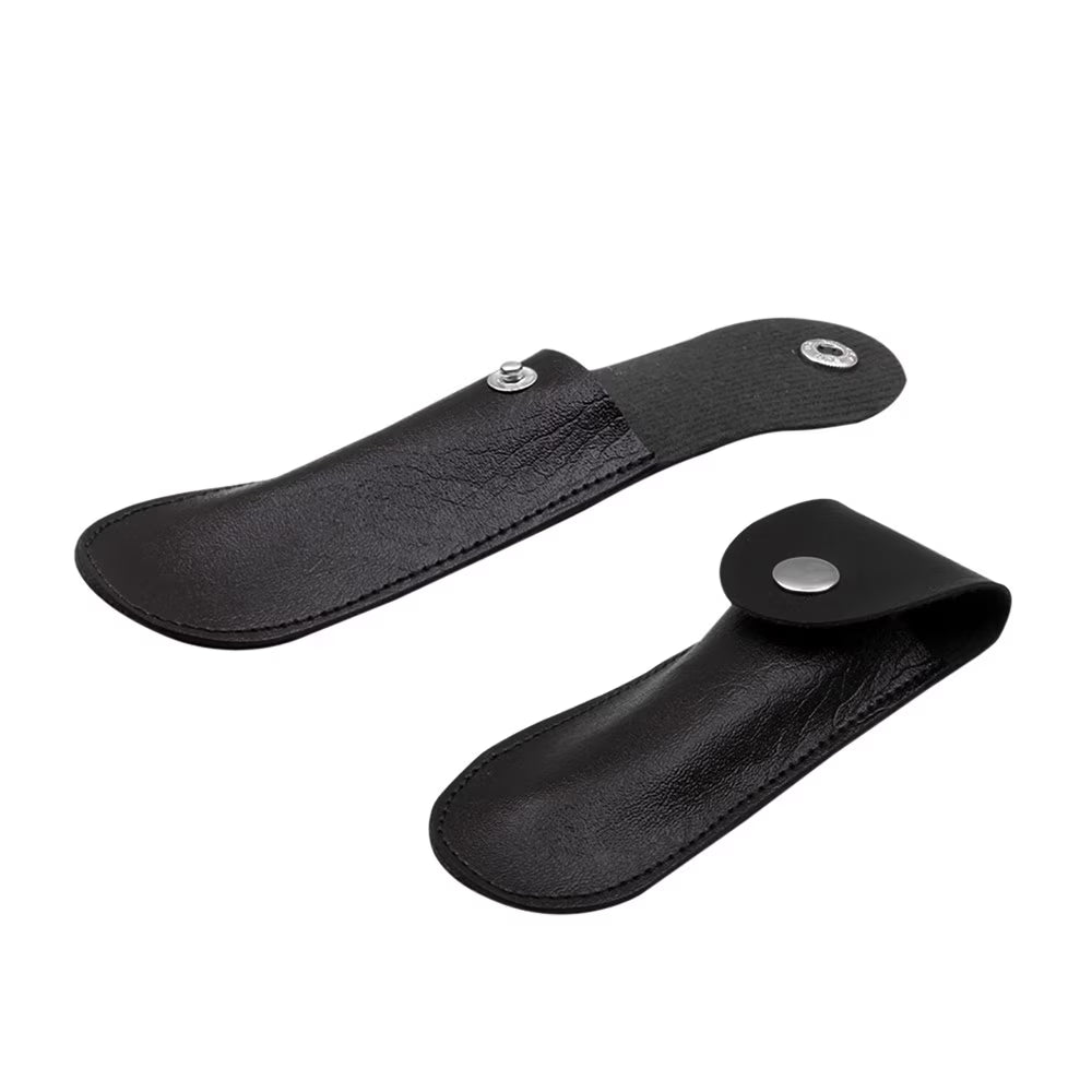 Black Leather Wine Bottle Opener T9093