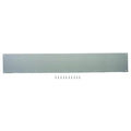 Anodized Aluminum Kick Plate Satin Nickel O2741